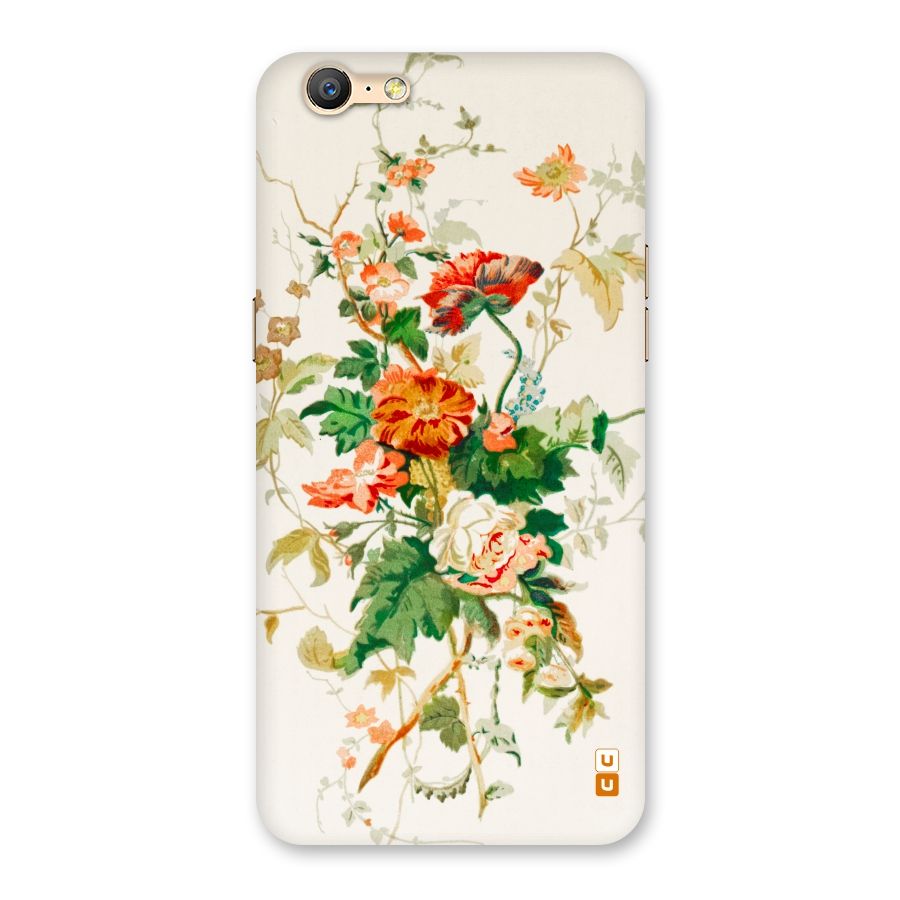 Summer Floral Back Case for Oppo A57