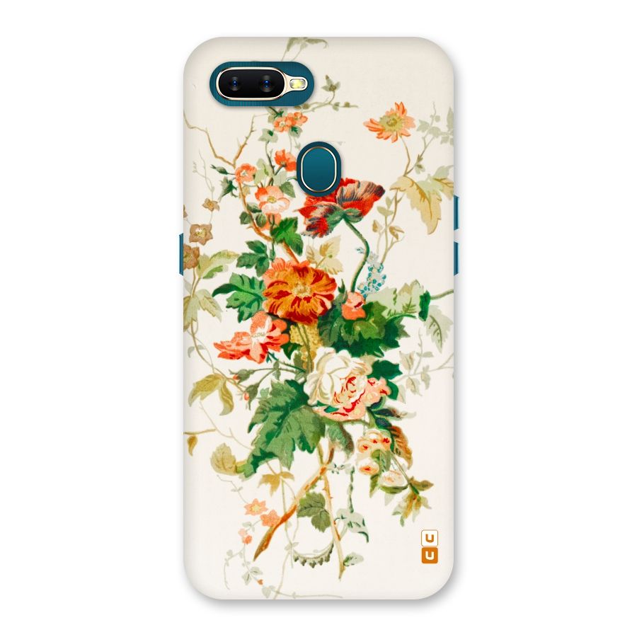 Summer Floral Back Case for Oppo A7