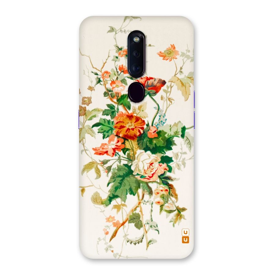 Summer Floral Back Case for Oppo F11 Pro