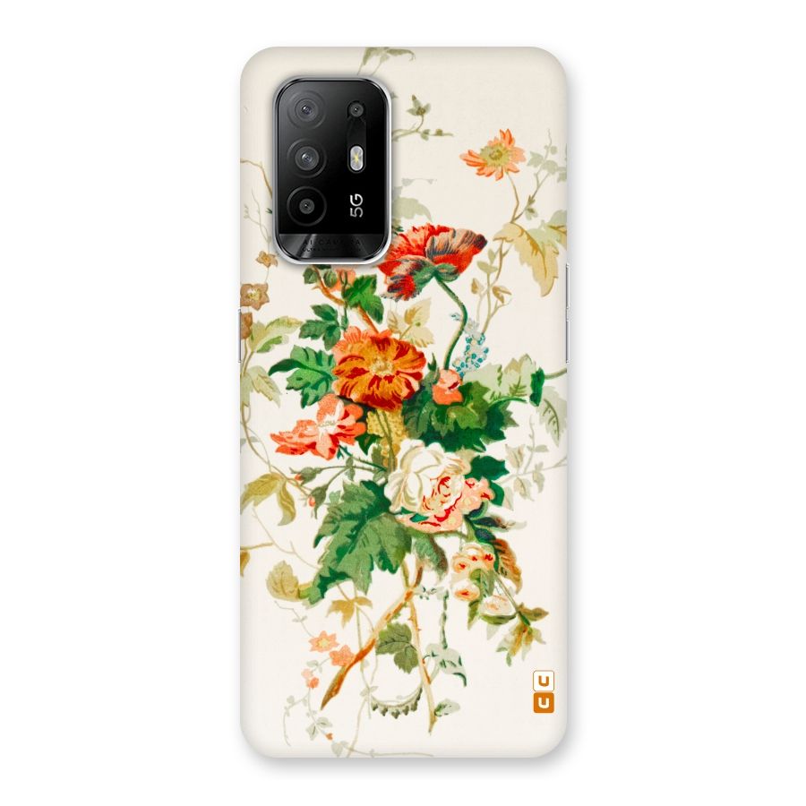 Summer Floral Back Case for Oppo F19 Pro Plus 5G