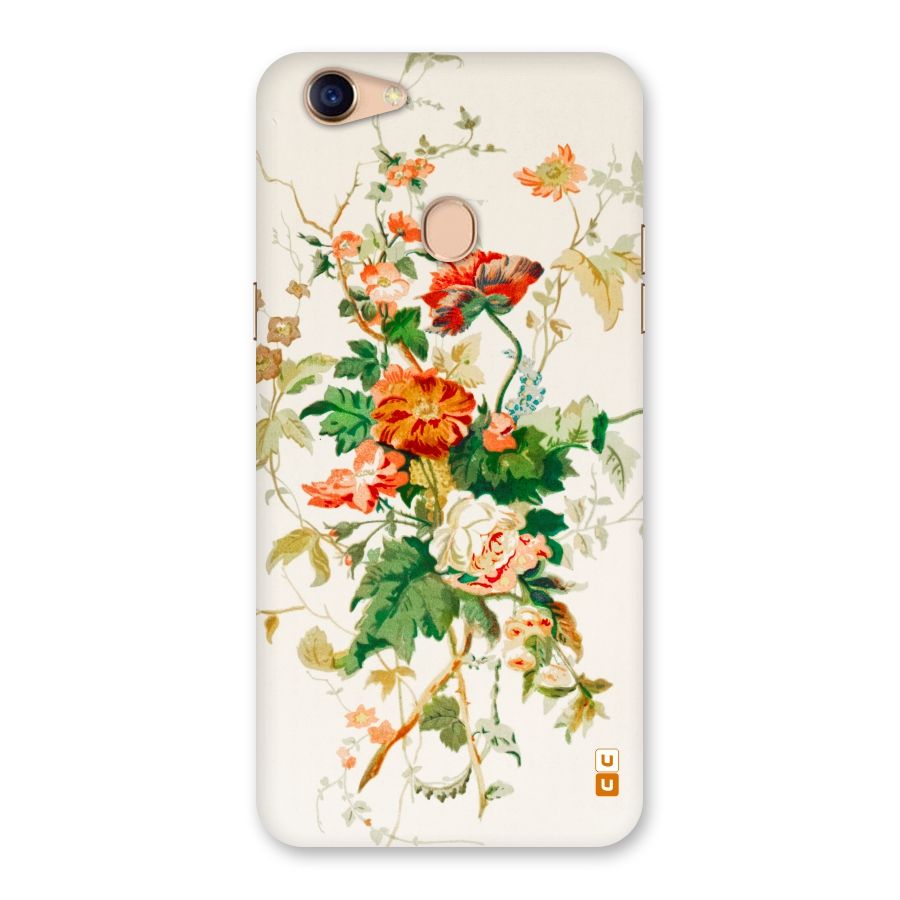 Summer Floral Back Case for Oppo F5