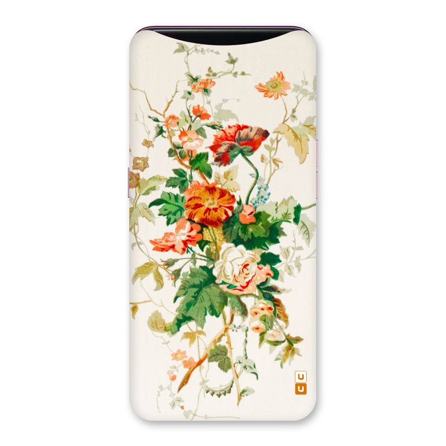 Summer Floral Back Case for Oppo Find X