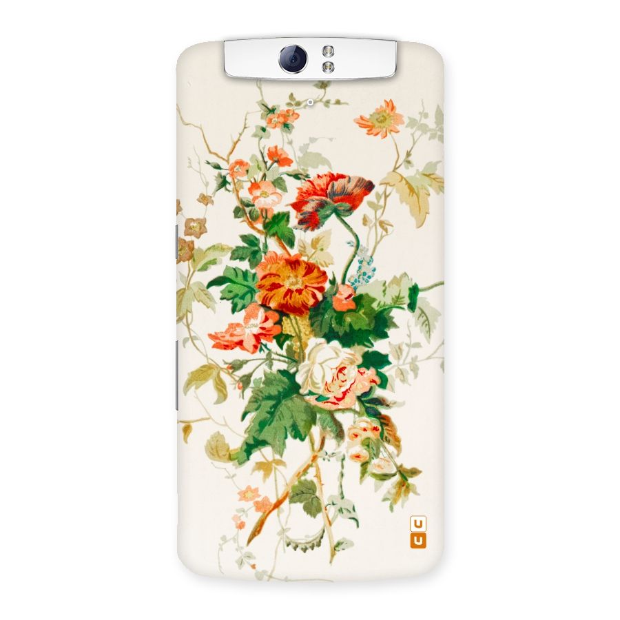 Summer Floral Back Case for Oppo N1