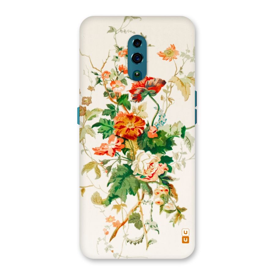 Summer Floral Back Case for Oppo Reno