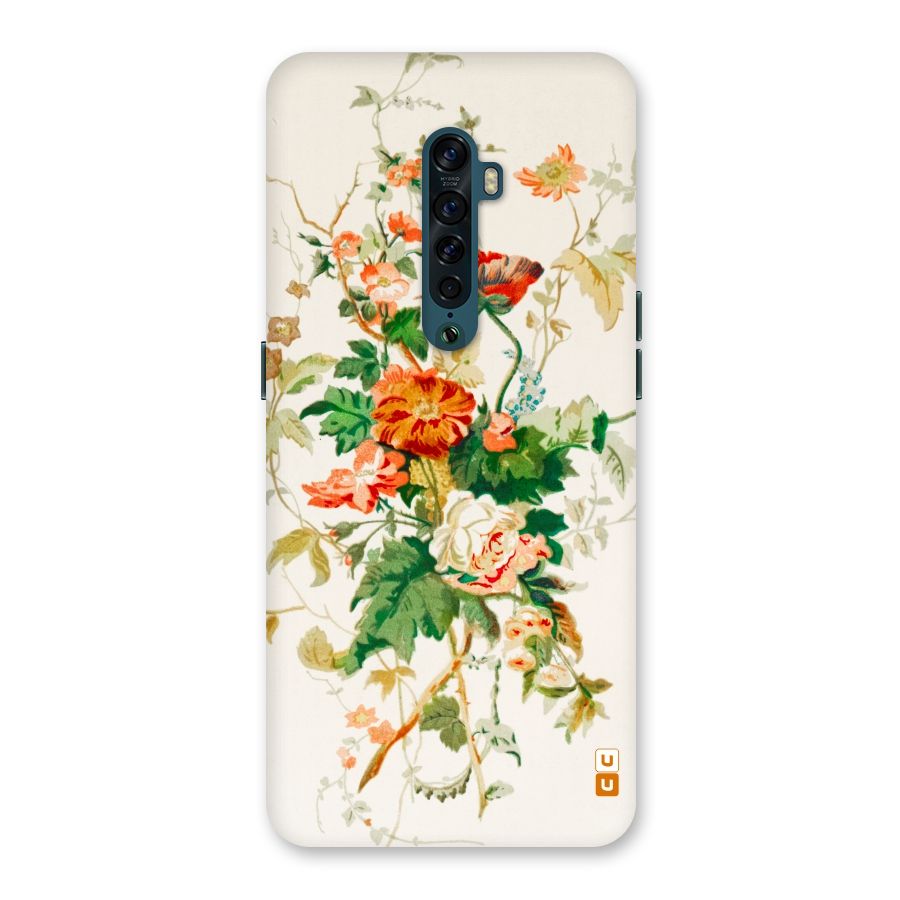 Summer Floral Back Case for Oppo Reno2