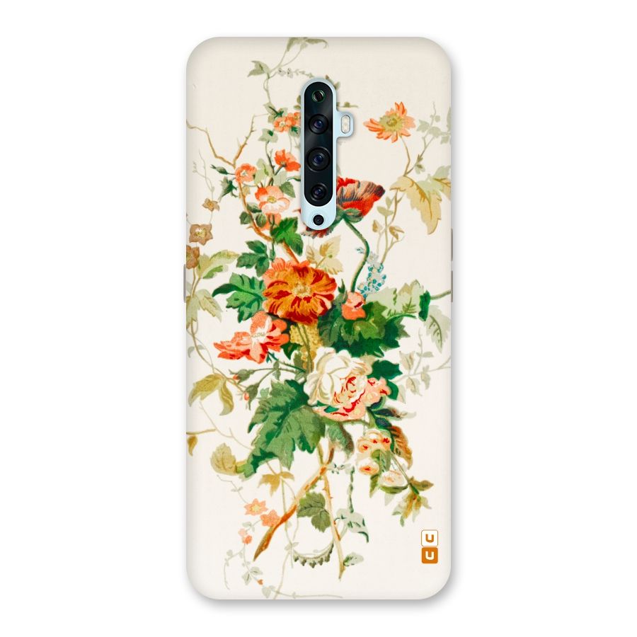 Summer Floral Back Case for Oppo Reno2 Z