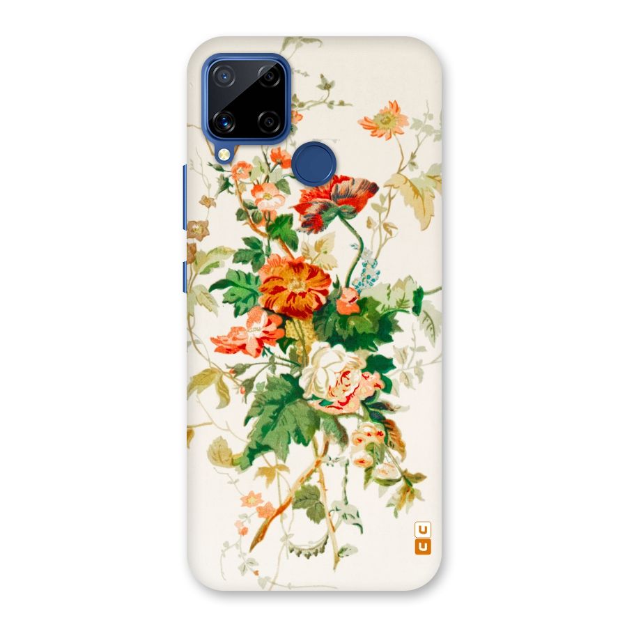 Summer Floral Back Case for Realme C15