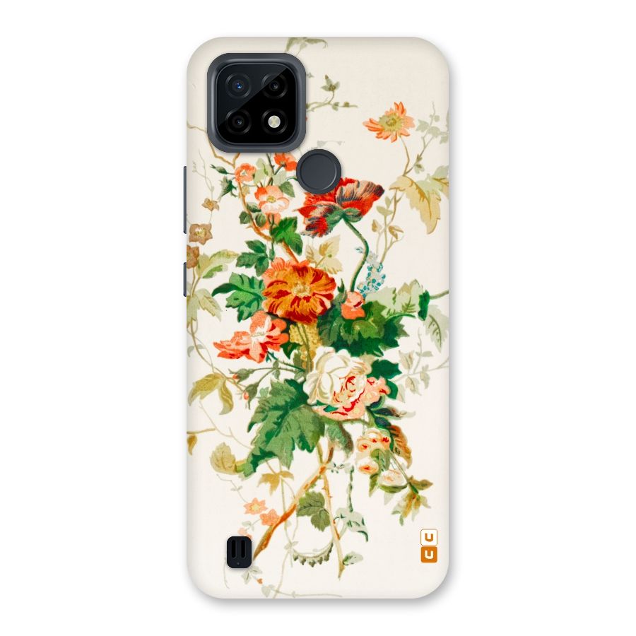 Summer Floral Back Case for Realme C21