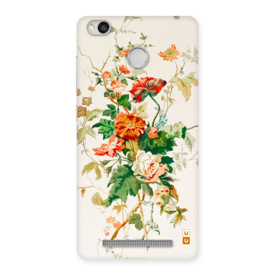 Summer Floral Back Case for Redmi 3S Prime