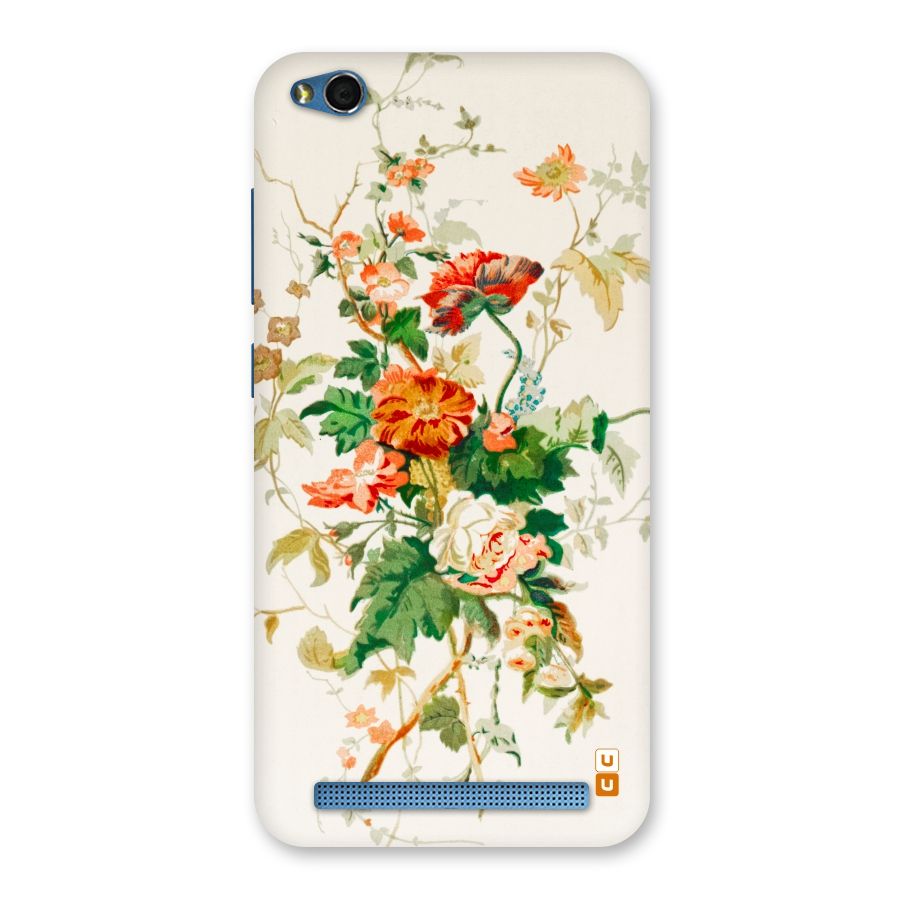 Summer Floral Back Case for Redmi 5A