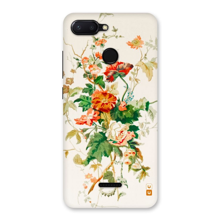 Summer Floral Back Case for Redmi 6