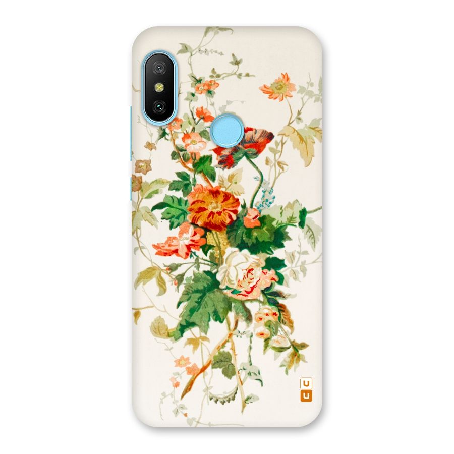 Summer Floral Back Case for Redmi 6 Pro