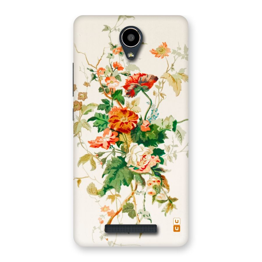 Summer Floral Back Case for Redmi Note 2