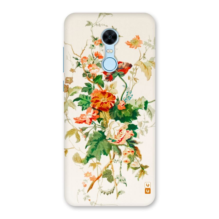 Summer Floral Back Case for Redmi Note 5
