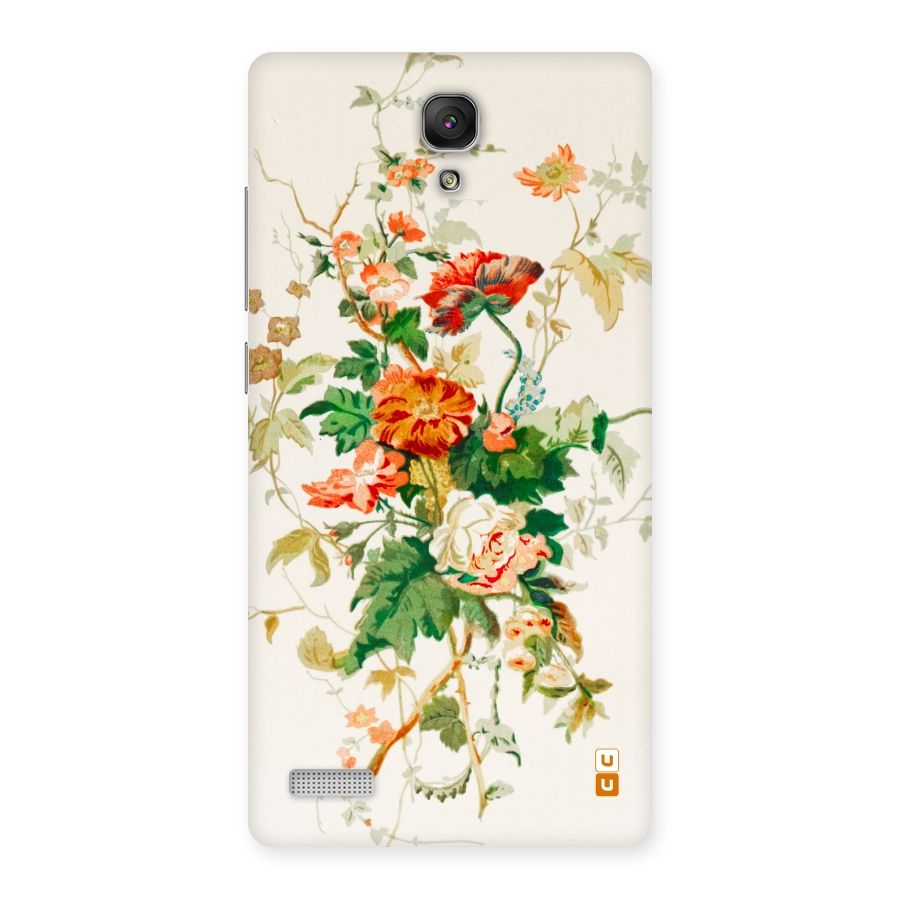Summer Floral Back Case for Redmi Note Prime