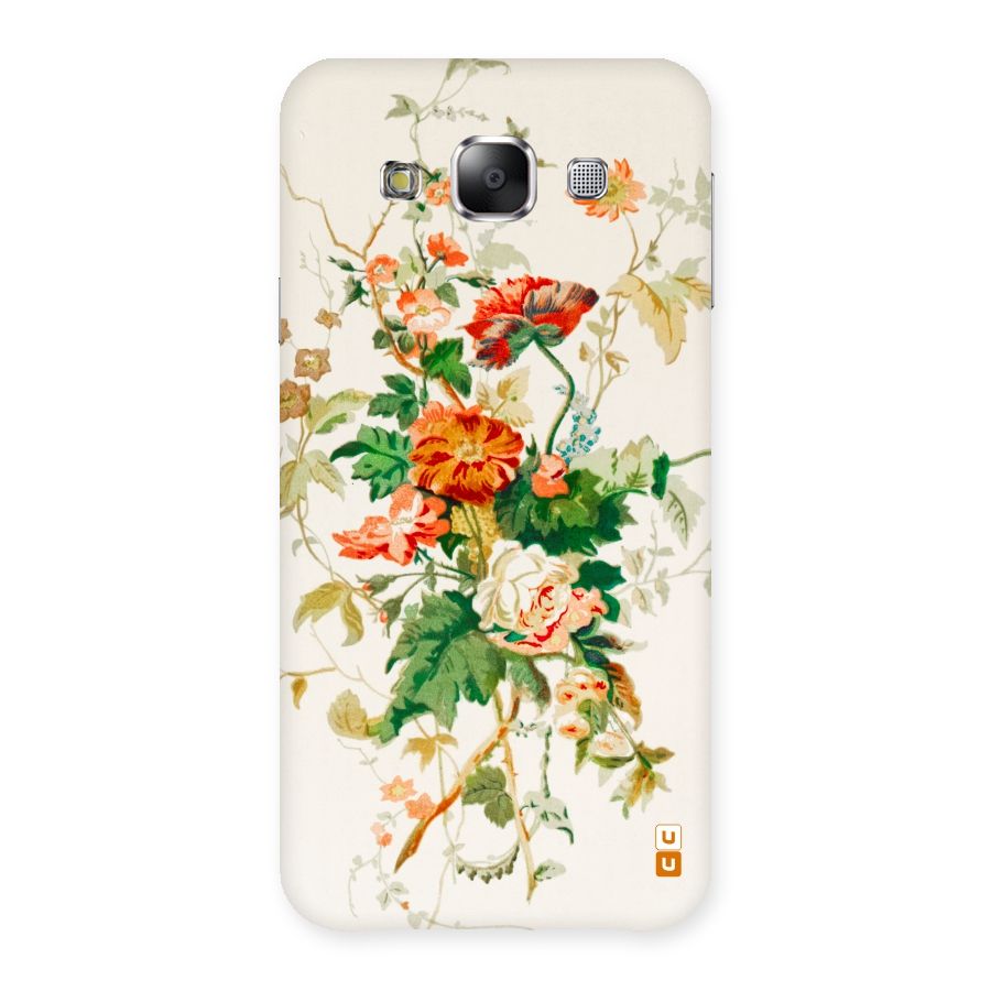 Summer Floral Back Case for Samsung Galaxy E5