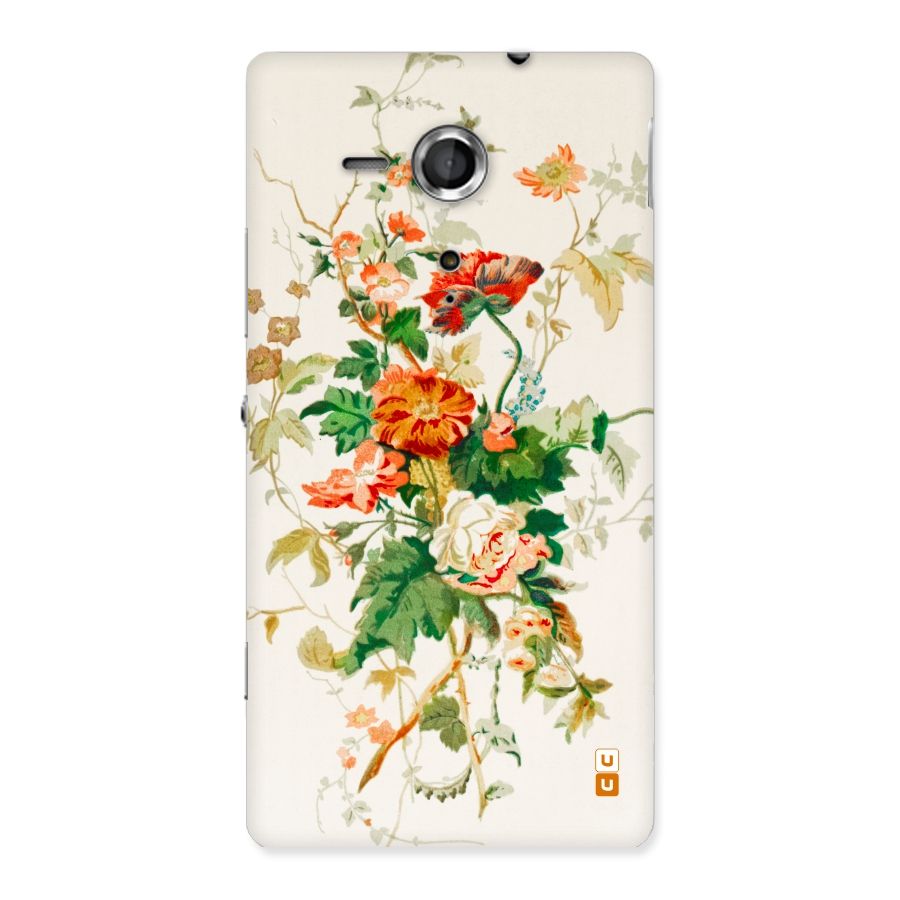 Summer Floral Back Case for Sony Xperia SP