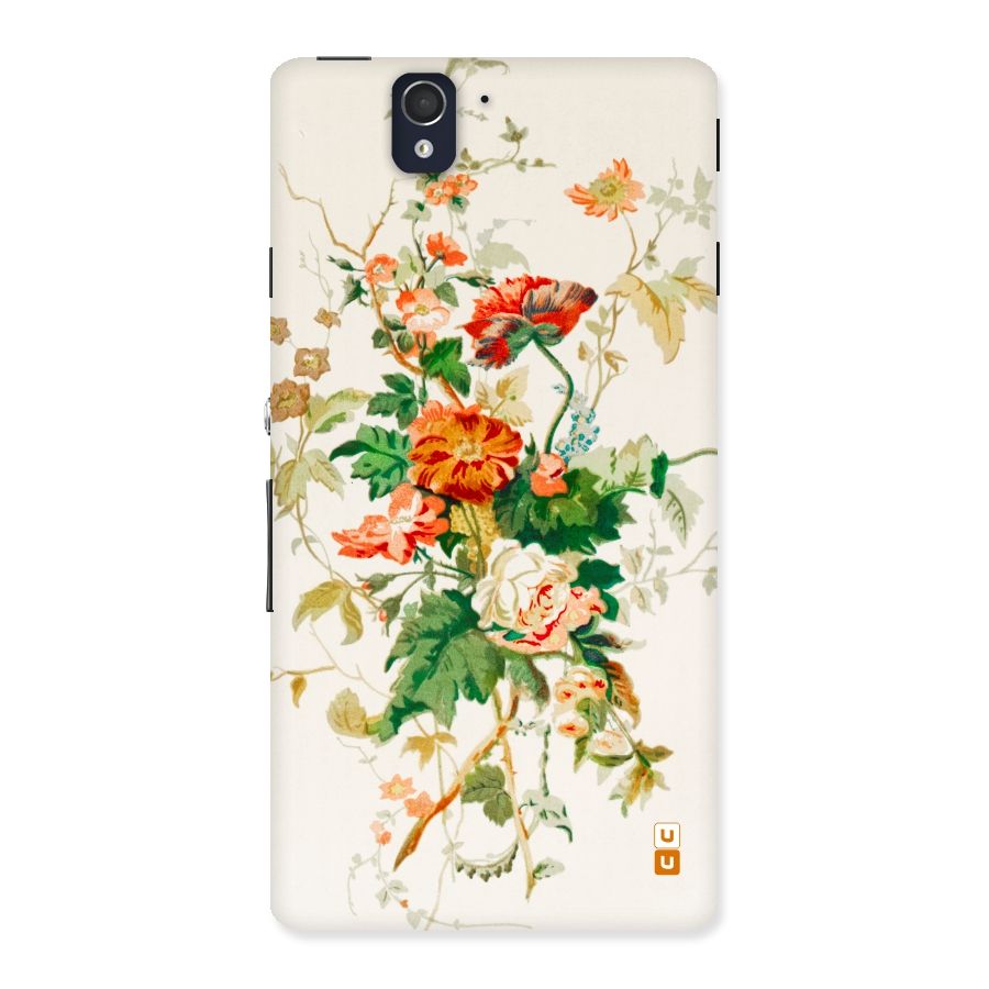 Summer Floral Back Case for Sony Xperia Z