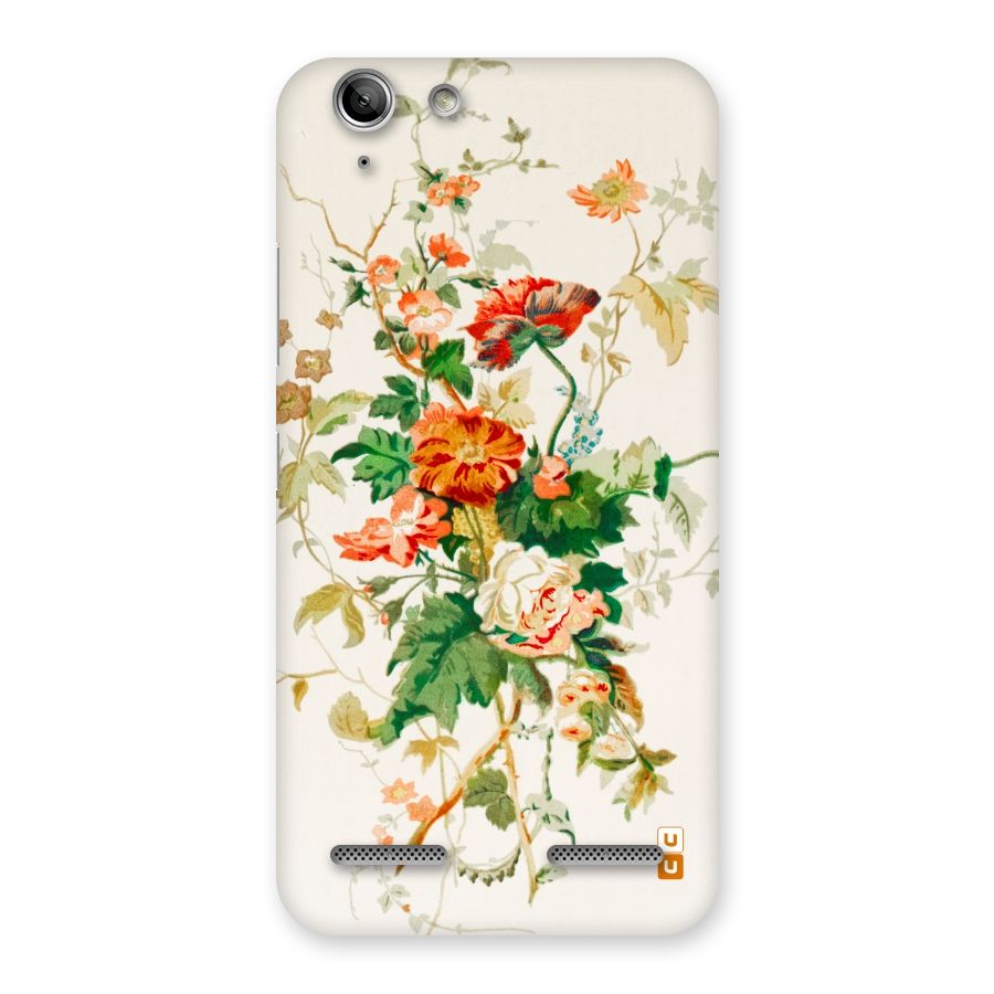 Summer Floral Back Case for Vibe K5