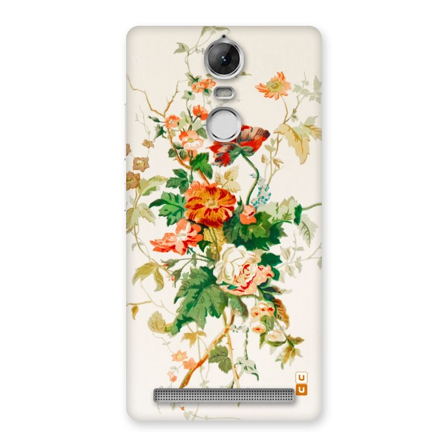 Summer Floral Back Case for Vibe K5 Note
