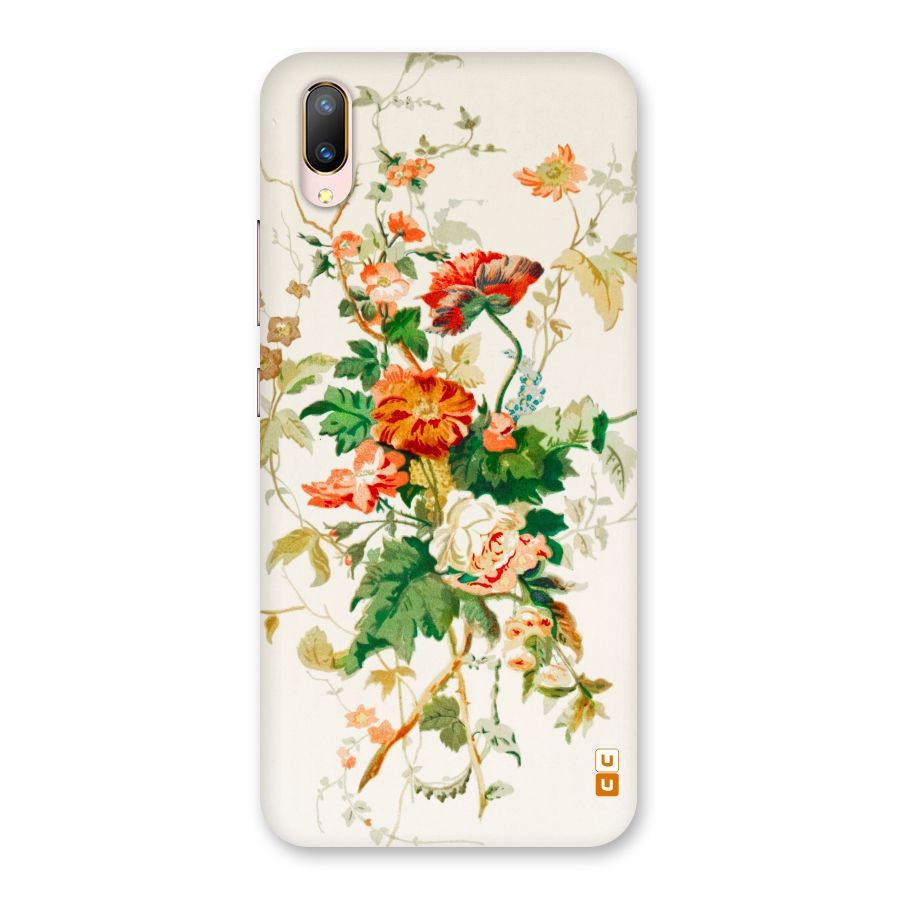 Summer Floral Back Case for Vivo V11 Pro
