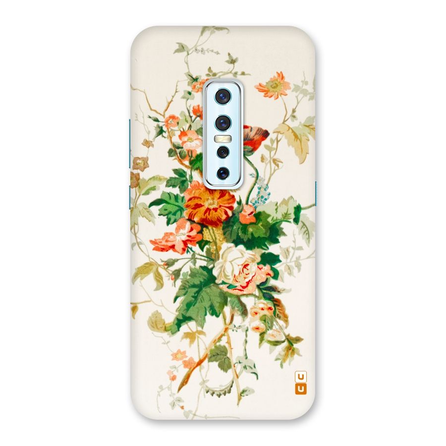 Summer Floral Back Case for Vivo V17 Pro