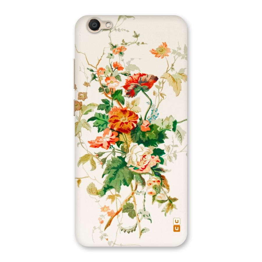 Summer Floral Back Case for Vivo V5