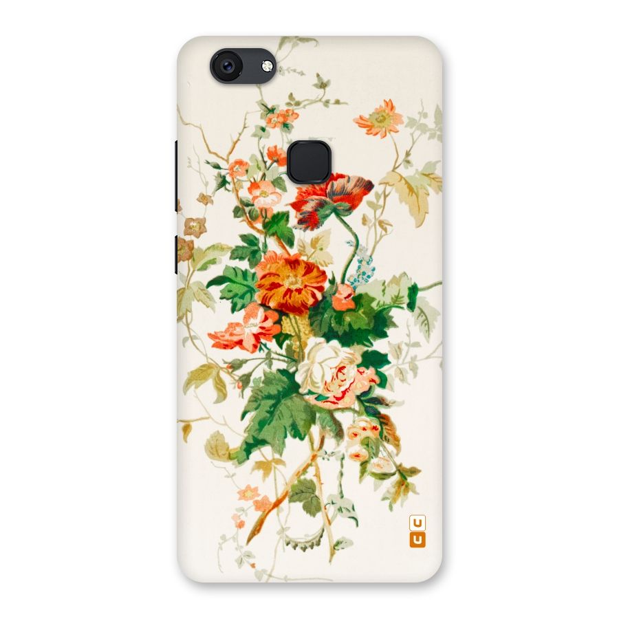 Summer Floral Back Case for Vivo V7 Plus