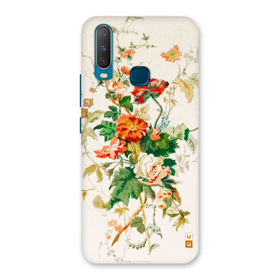 Summer Floral Back Case for Vivo Y11