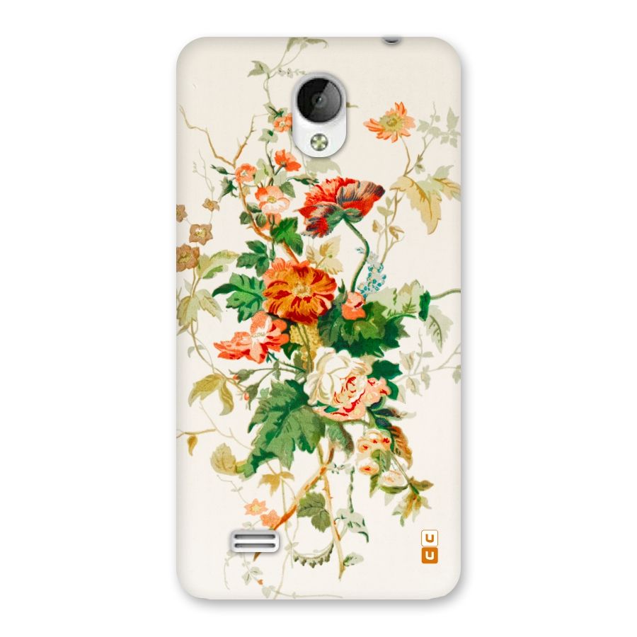 Summer Floral Back Case for Vivo Y21