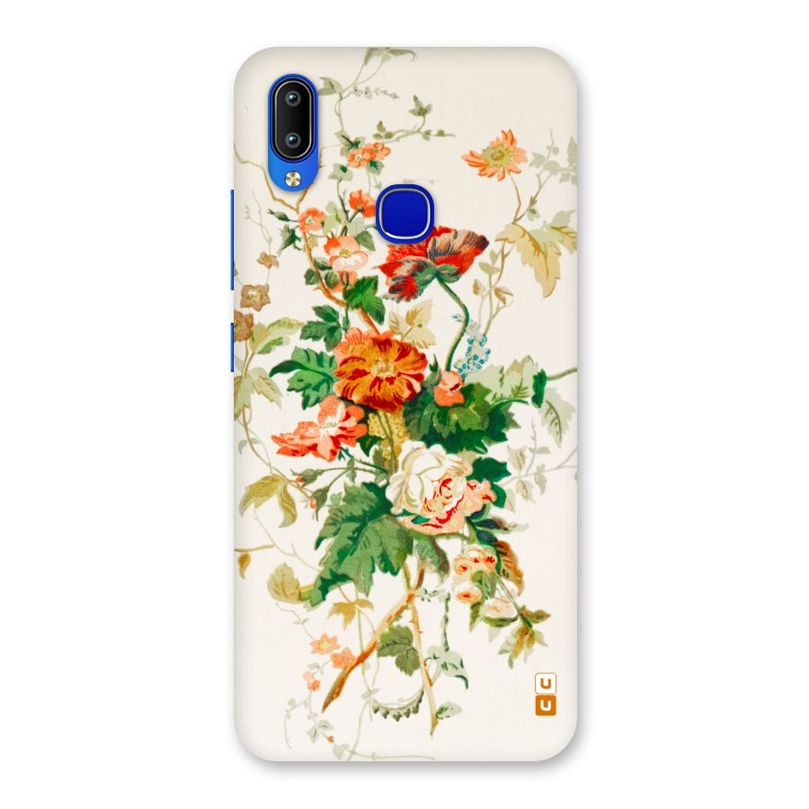 Summer Floral Back Case for Vivo Y91