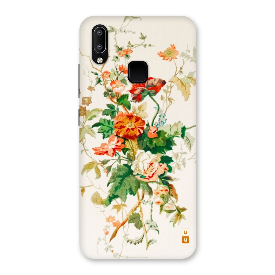Summer Floral Back Case for Vivo Y93