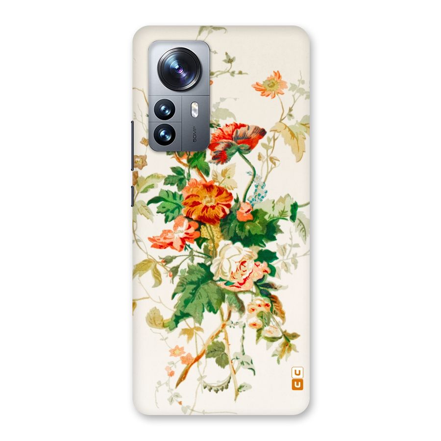 Summer Floral Back Case for Xiaomi 12 Pro