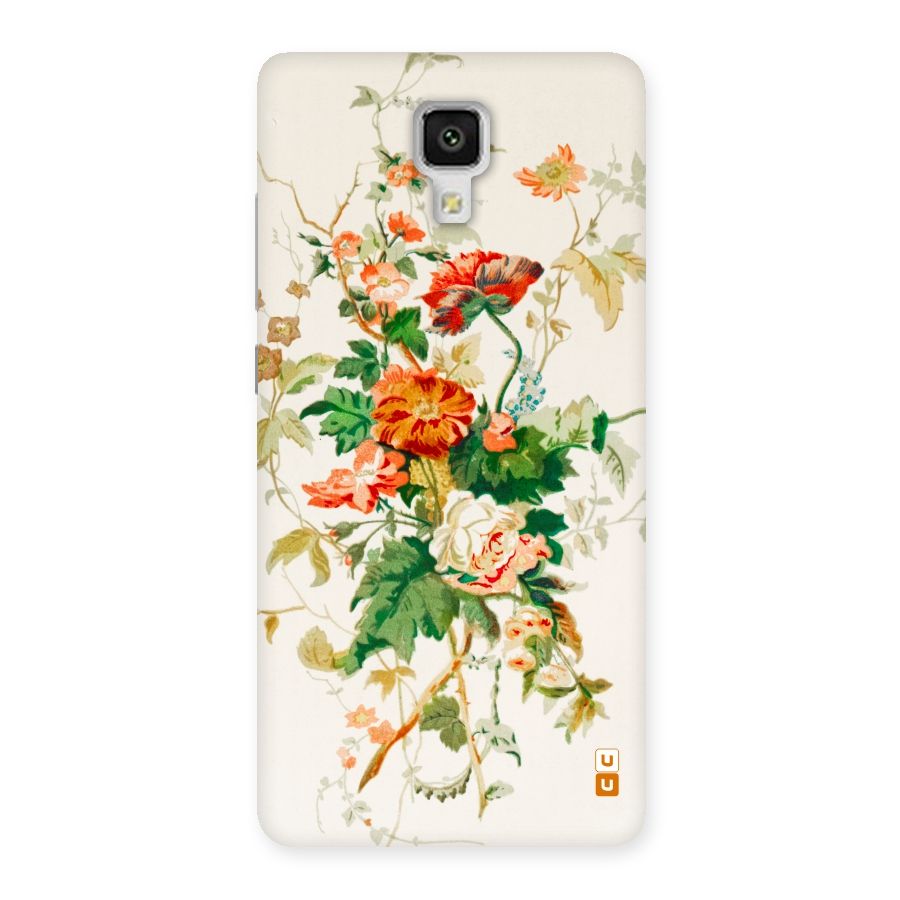 Summer Floral Back Case for Xiaomi Mi 4