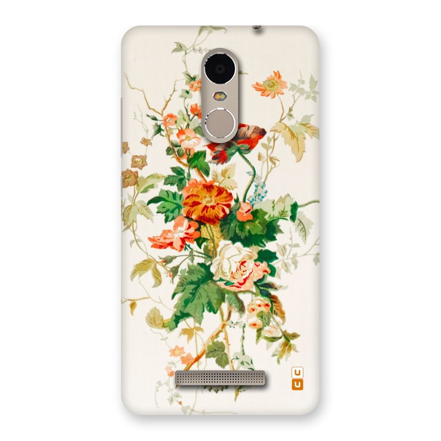 Summer Floral Back Case for Xiaomi Redmi Note 3