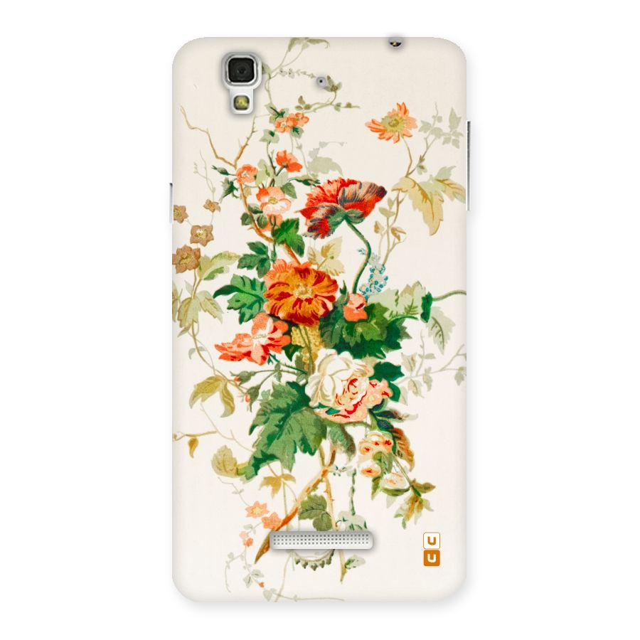 Summer Floral Back Case for YU Yureka Plus