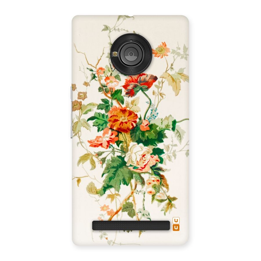 Summer Floral Back Case for Yu Yunique