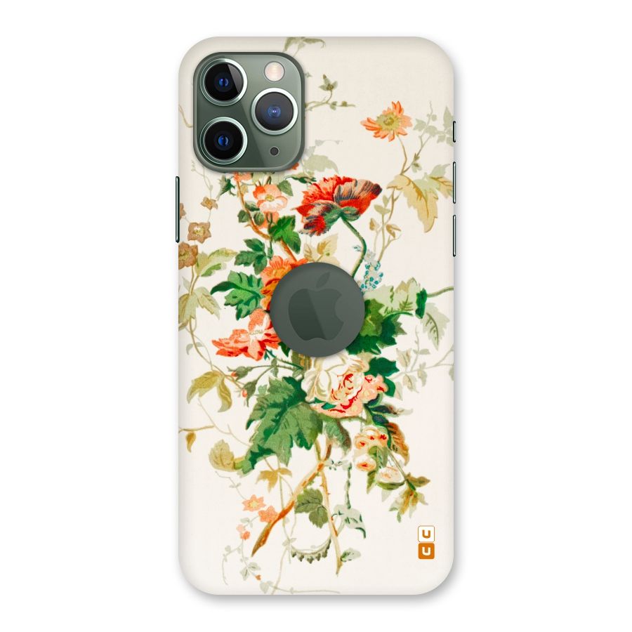 Summer Floral Back Case for iPhone 11 Pro Logo  Cut