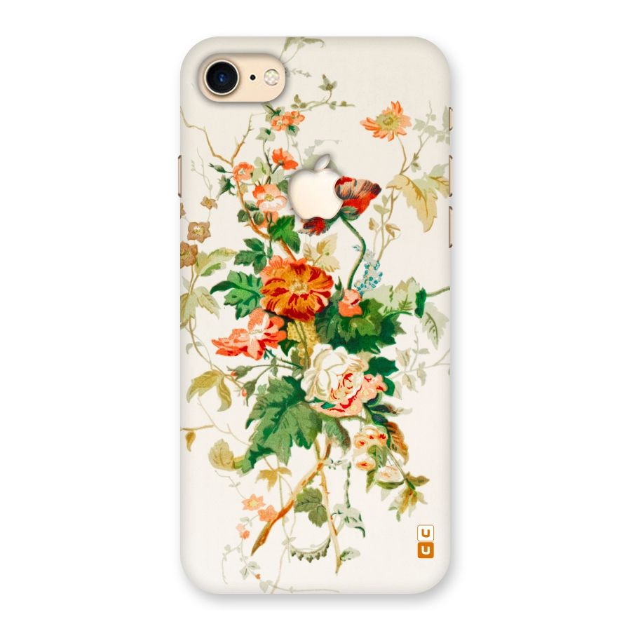 Summer Floral Back Case for iPhone 7 Apple Cut