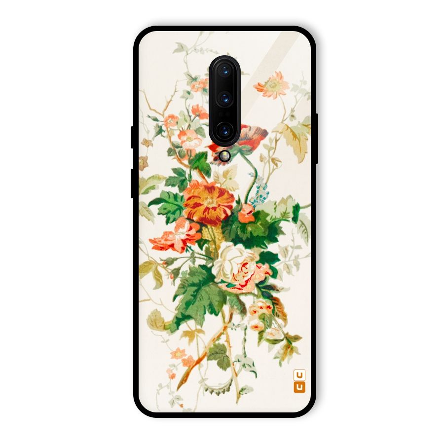 Summer Floral Glass Back Case for OnePlus 7 Pro