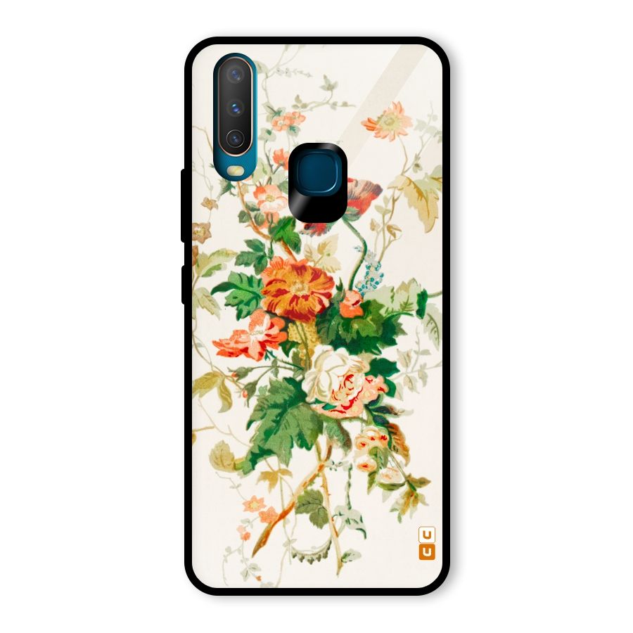Summer Floral Glass Back Case for Vivo U10