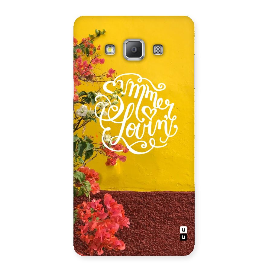 Summer Lovin Back Case for Galaxy A7