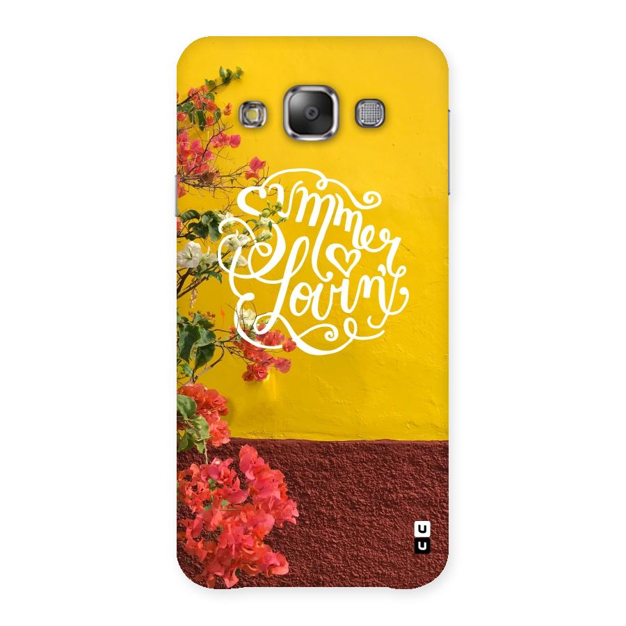 Summer Lovin Back Case for Galaxy E7