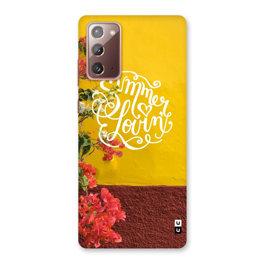 Summer Lovin Back Case for Galaxy Note 20