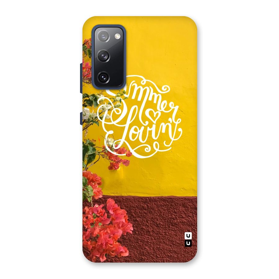 Summer Lovin Back Case for Galaxy S20 FE