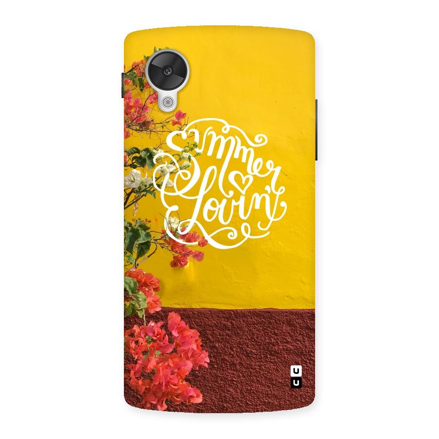 Summer Lovin Back Case for Google Nexsus 5