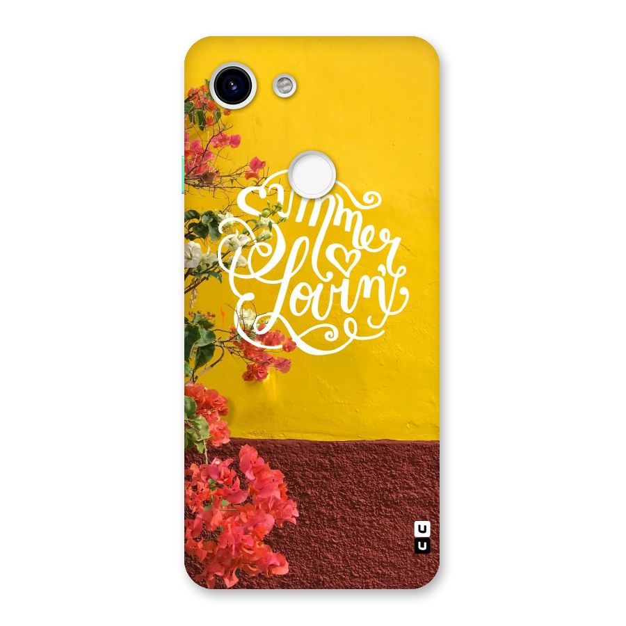 Summer Lovin Back Case for Google Pixel 3