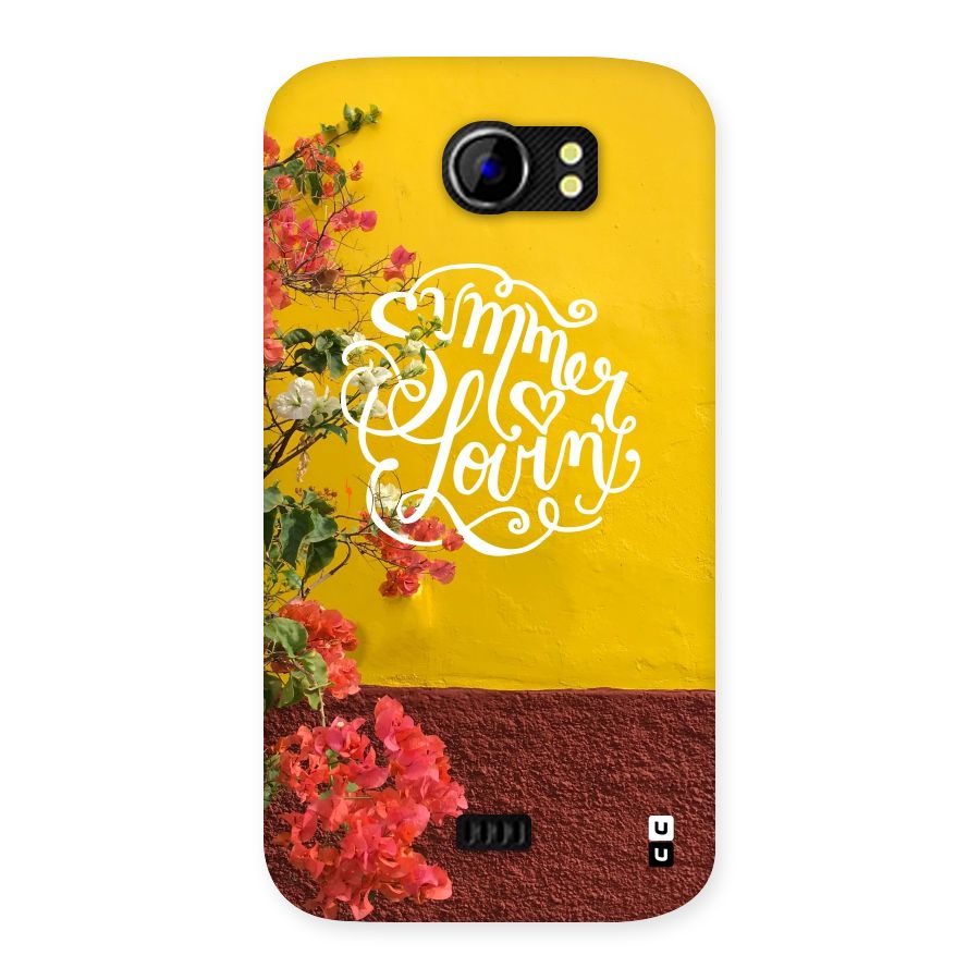 Summer Lovin Back Case for Micromax Canvas 2 A110