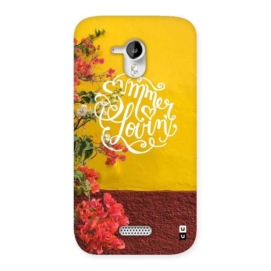 Summer Lovin Back Case for Micromax Canvas HD A116