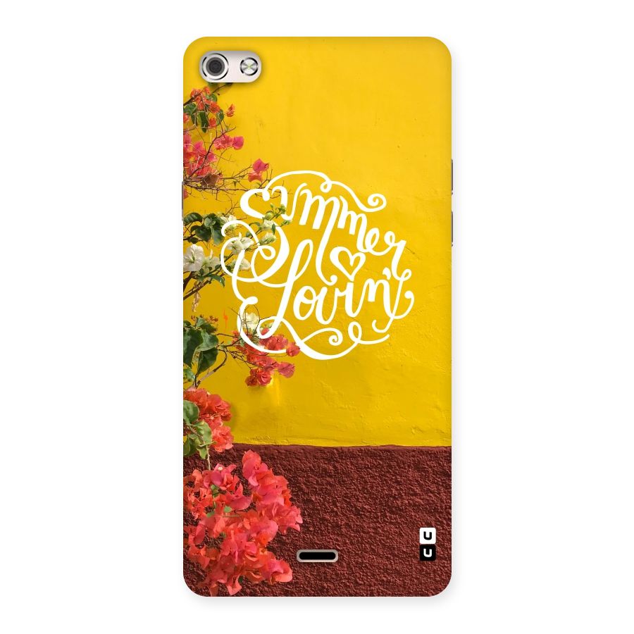 Summer Lovin Back Case for Micromax Canvas Silver 5